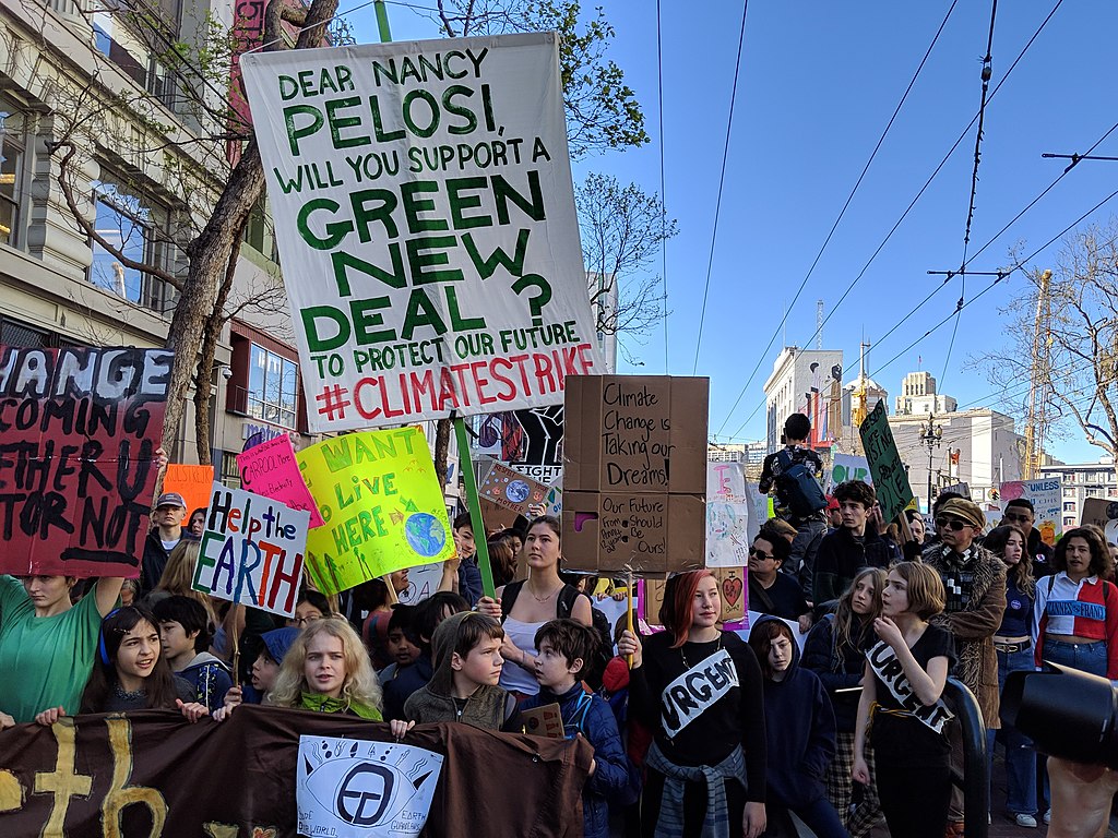 Nancy Pelosi, please support a Green New Deal