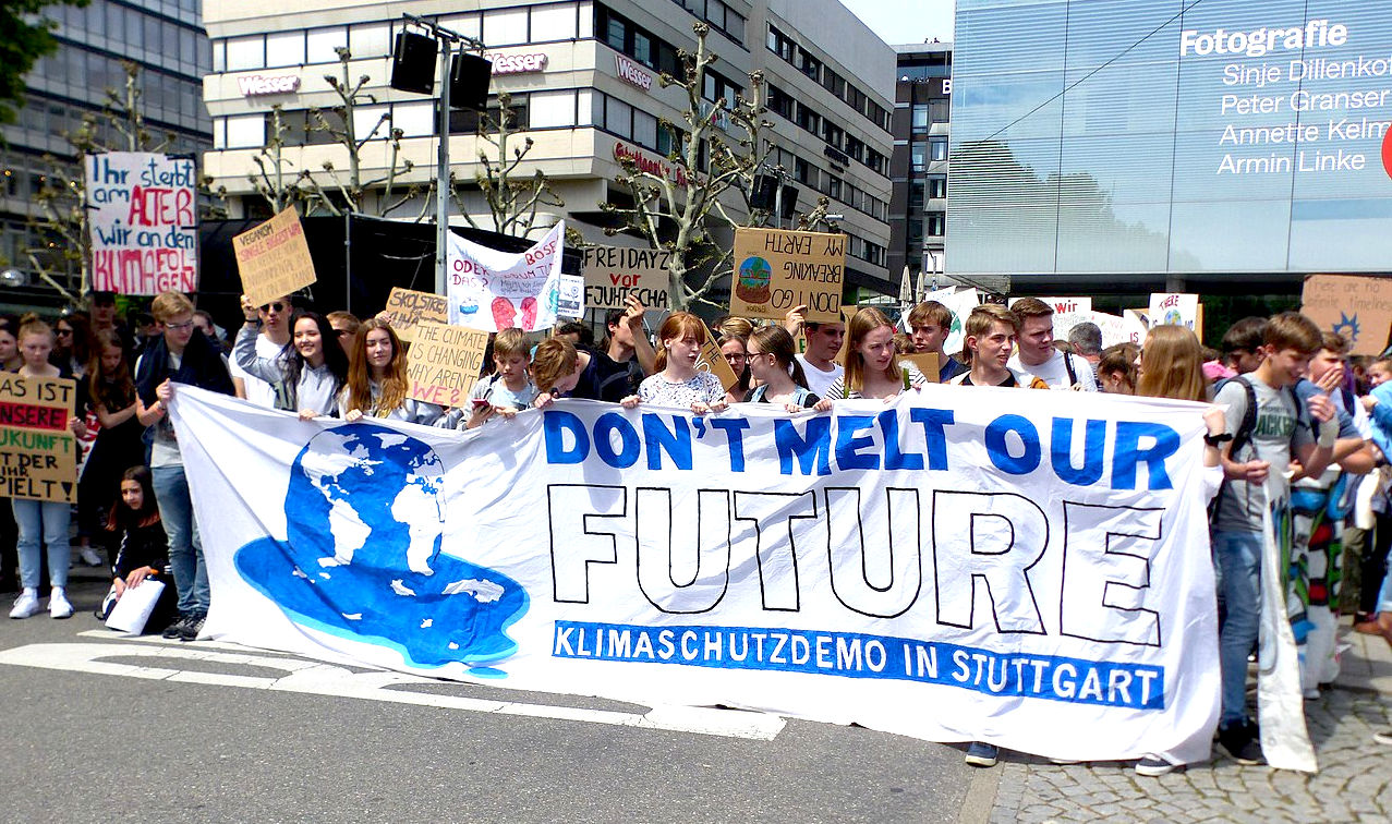 Don't melt our future, Stuttgart Klimachutzdemo