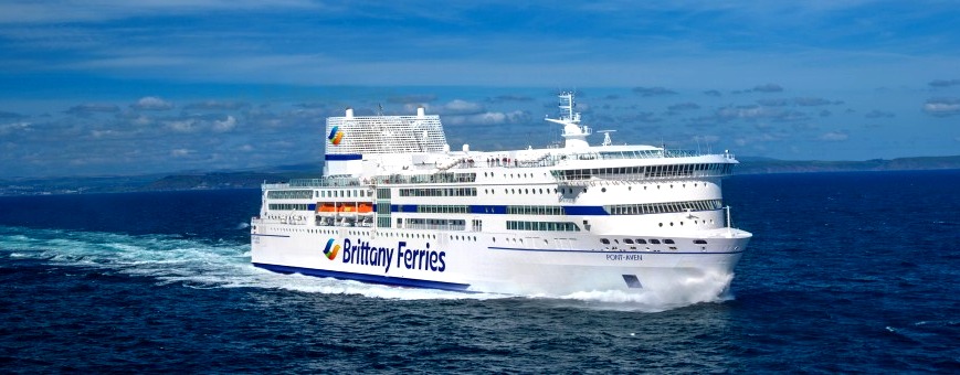 Britanny ferries across the La Manche