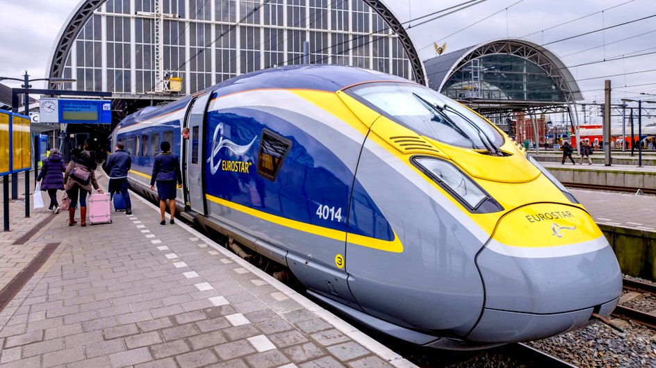 EuroStar diesel electric trains under the English Channel