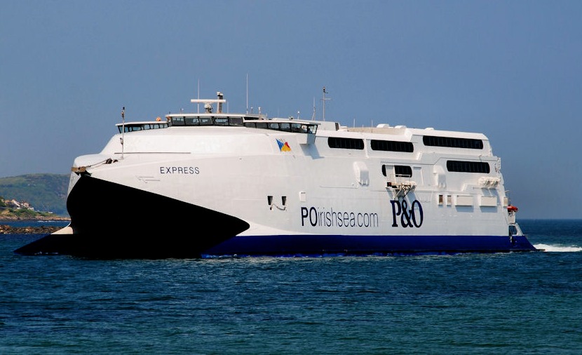 P&O ferries across the English Channel and Irish Sea