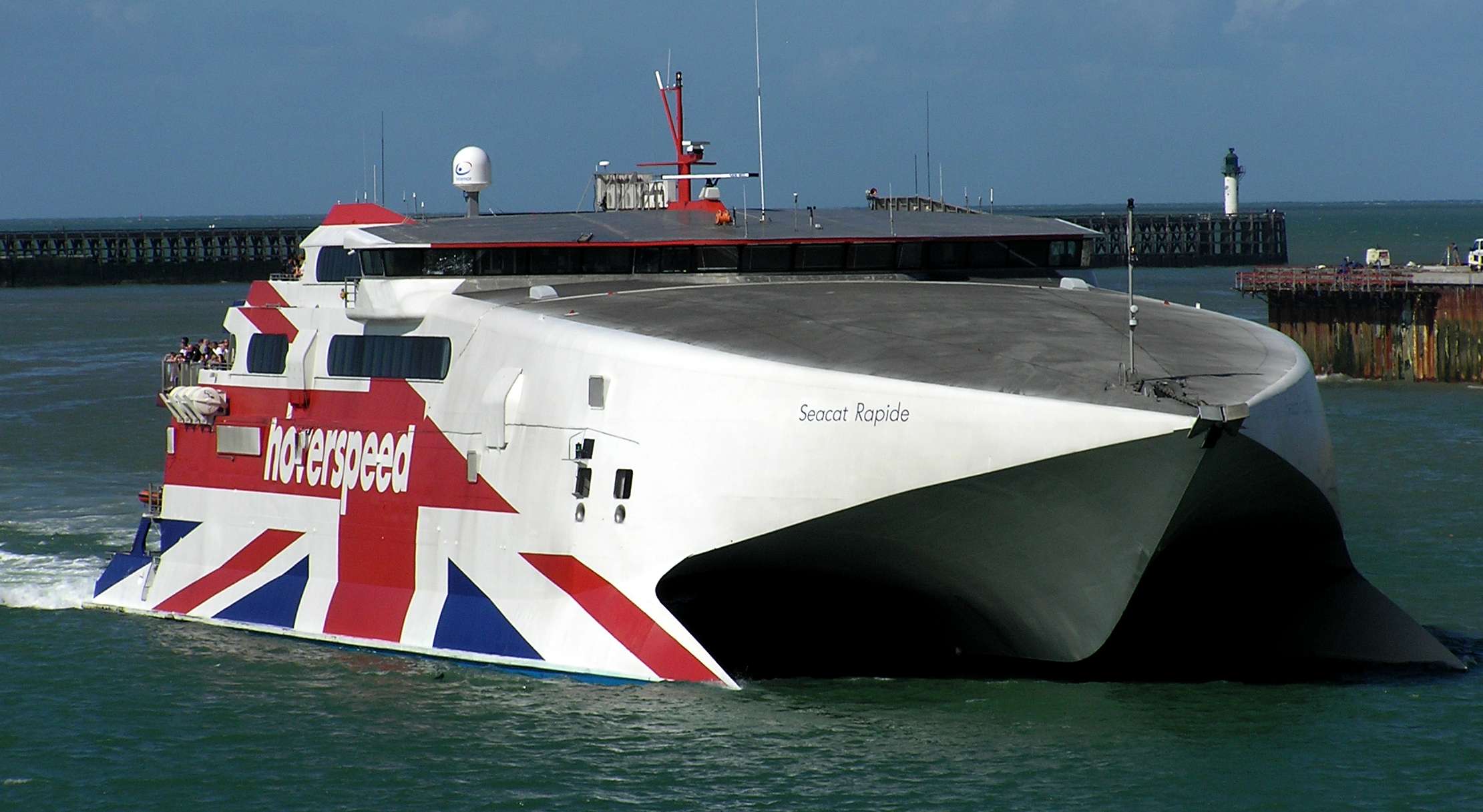 SeaCat rapide Hoverspeed cross channel ferry services