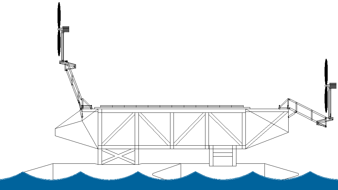 Zero carbon cross channel ferry conceptual prototype