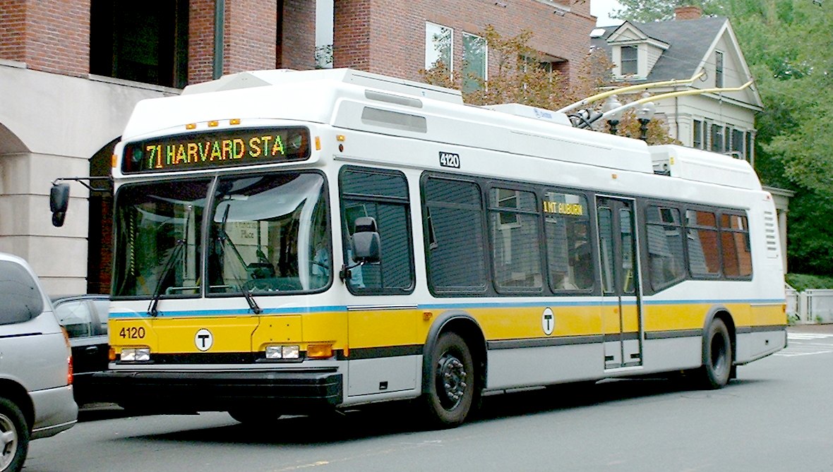 Tram bus Massachusetts Bay, USA