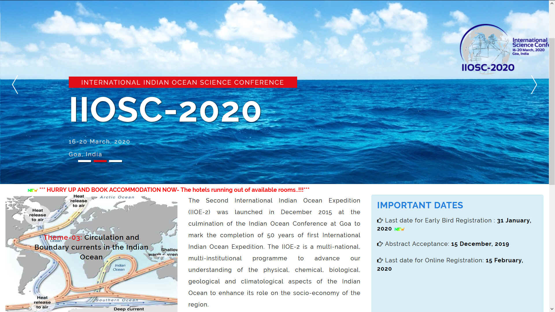IIOSC Indian Ocean Science Conference March 2020