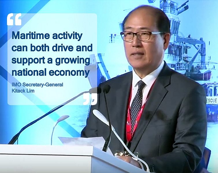 Kitack Lim in 2016, International Maritime Organization IMO