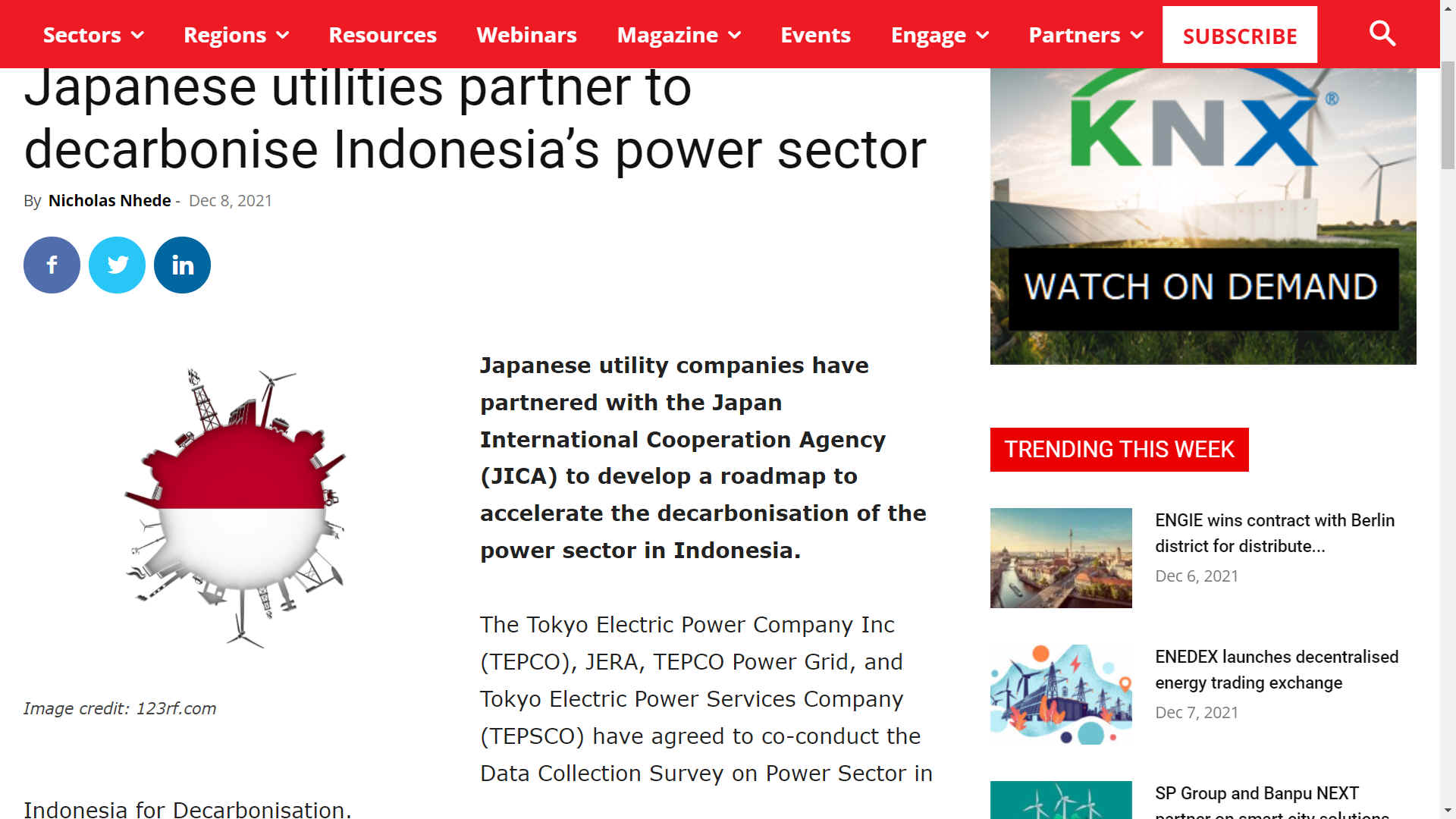 Fumio Kishida and Joko Widodo working together to decarbonise