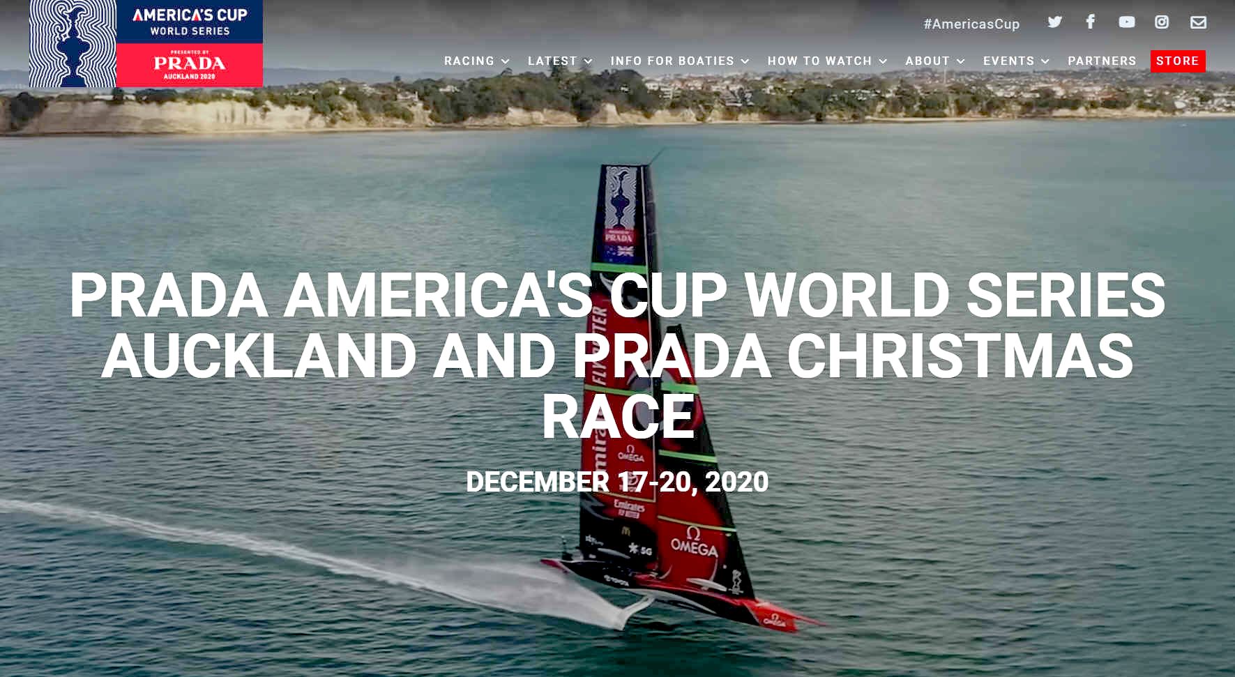 Prada Americas Cup Christmas event, Auckland