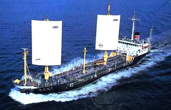 Shin Aitoku Maru, JAMDA rigid sail assisted oil tanker Japan