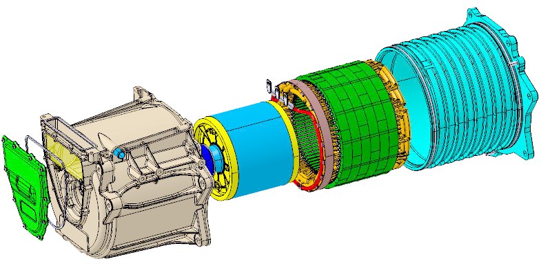 Electric traction motor BMW i3