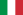 Italian flag of Italy