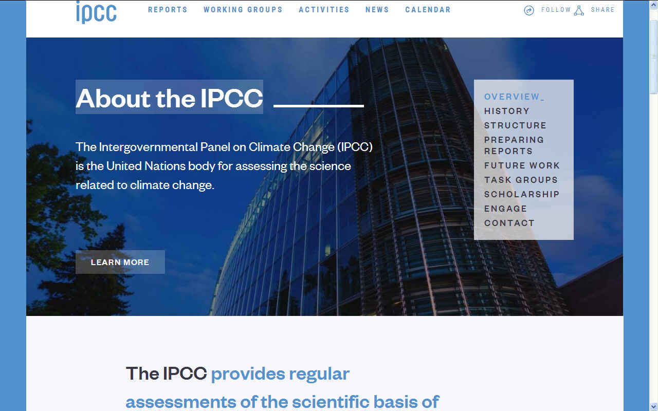 All about the Intergovernmental Panel on Climate Change - IPCC