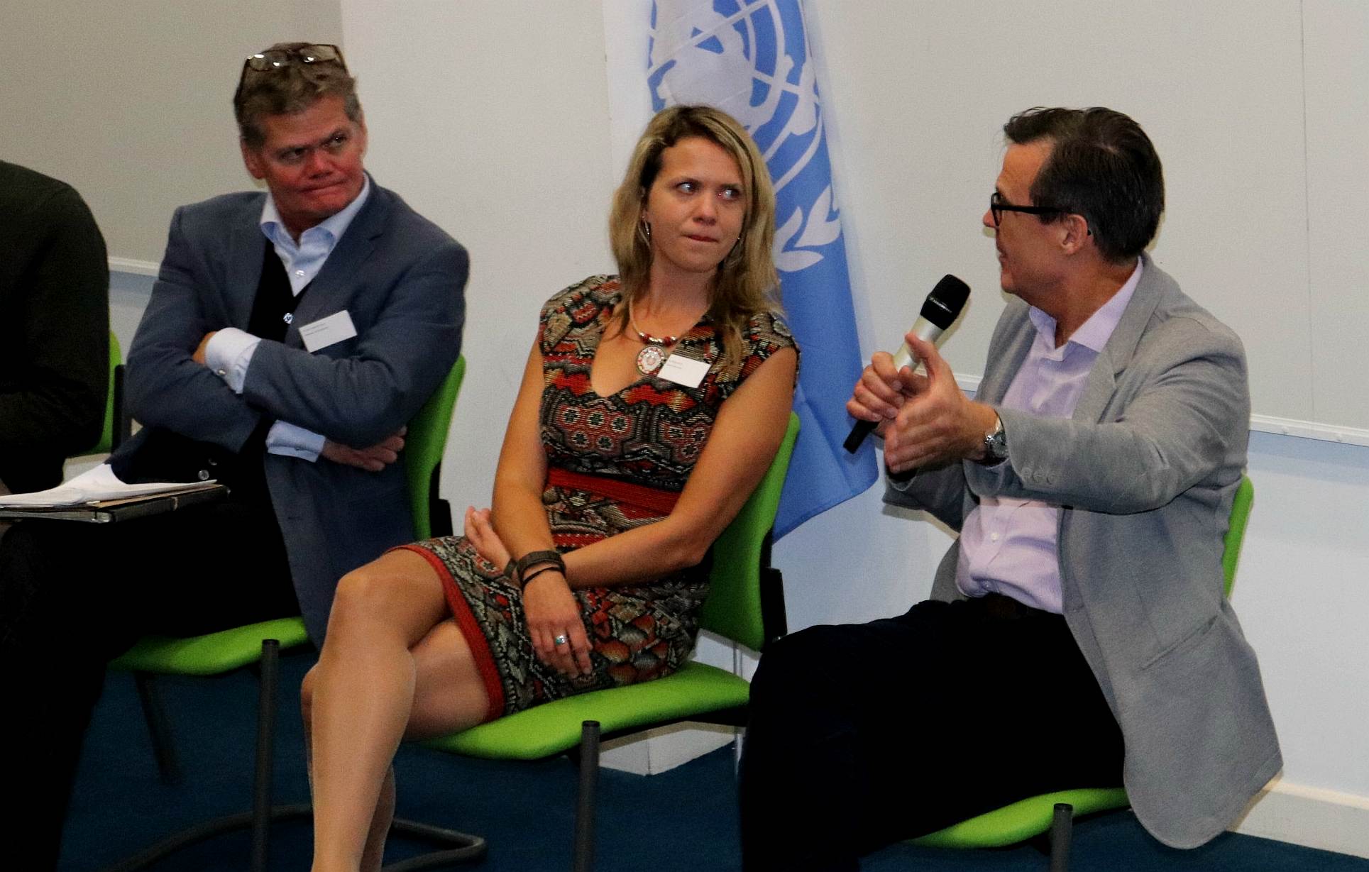 Stephen Lloyd MP, Dr Adriana Ford and Professor Andrew Church